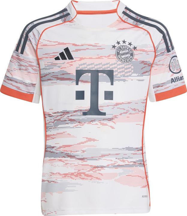 adidas FC Bayern München Kinder Auswärts Trikot (128)