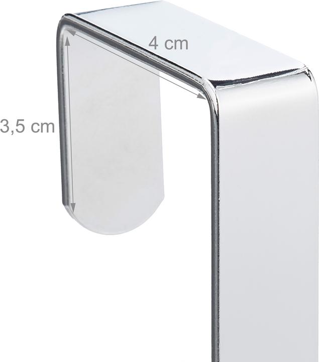 Actual product image Relaxdays Door Hook Set of 5, For Clothes
