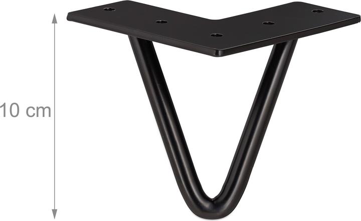 Actual product image Relaxdays Hairpin Legs, Set of 4