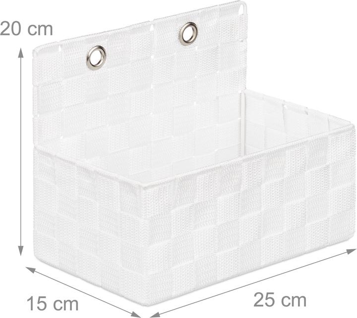 Actual product image Relaxdays Hanging Organiser, Box (1 x, 25 x 15 x 20 cm)