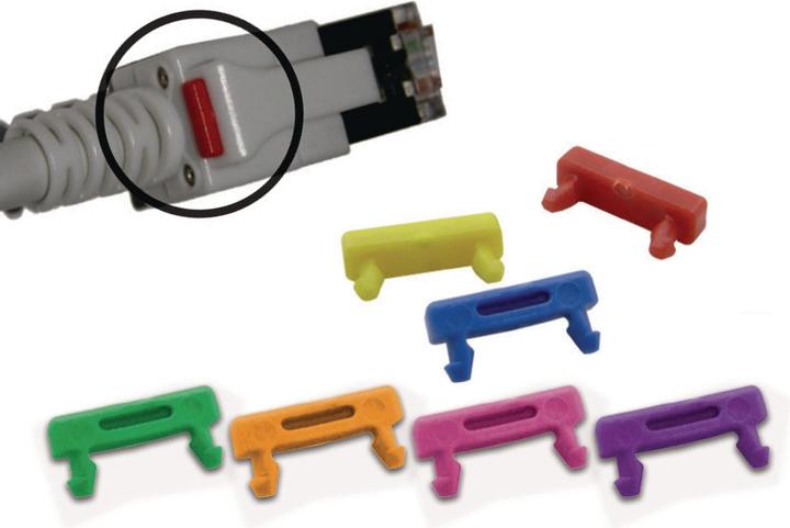 Wirewin LED Patchkabel Farbclip: blau (Kabel Zubehör)