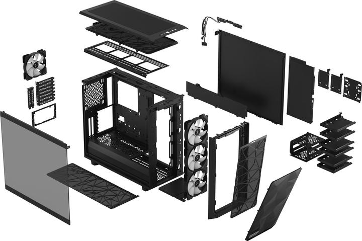 Actual product image Fractal Meshify 2 (ATX, mATX, Mini-ITX, E-ATX)