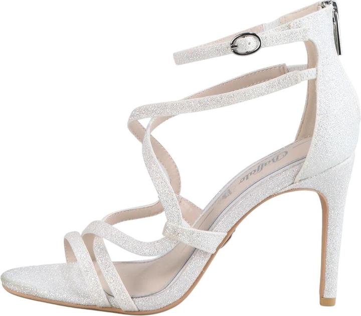 Buffalo glitzersandalen mit absatz für damen yvonne
