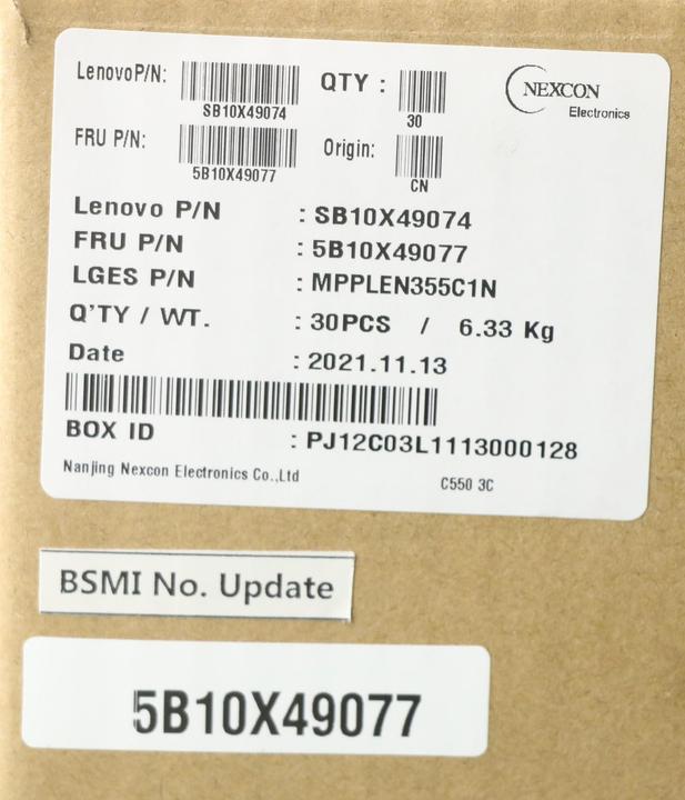 Nutritional values and ingredients Lenovo LG L19L3PD6 11.55V52.5Wh3cell (3 Cells, 4550 mAh)