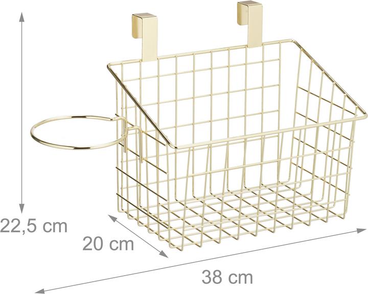 Actual product image Relaxdays Hanging basket (1 x, 38 x 20 x 22.5 cm)