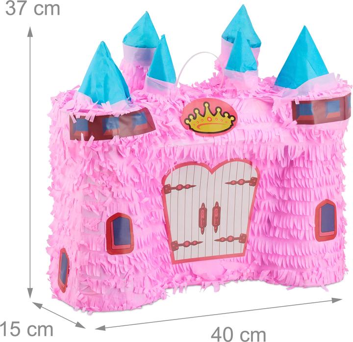 Actual product image Relaxdays Pinata castle