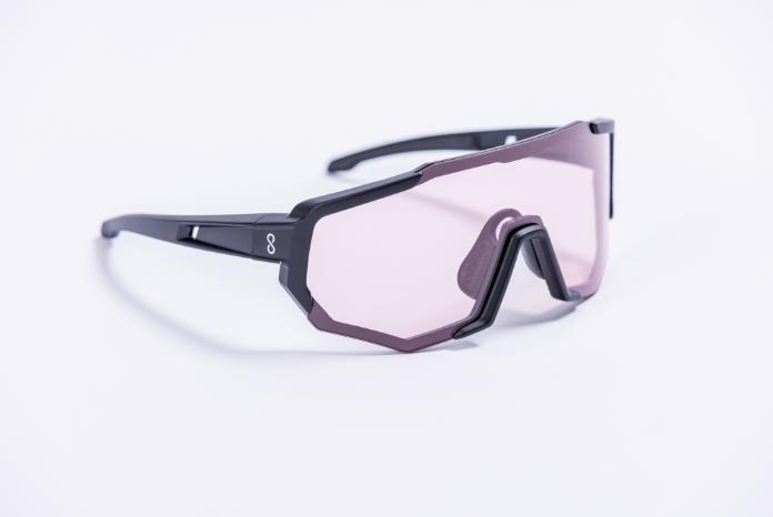 Image du produit Coast Optics Lunettes de sport Nita Black avec Pink Crystal et verre transparent (Noir, Lucide, Cristal rose)