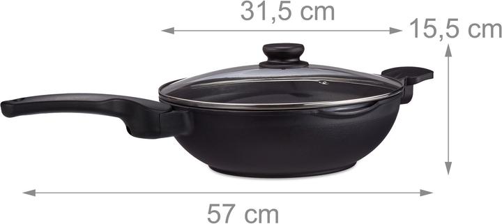 Image du produit Relaxdays wok (Wok, Aluminium)