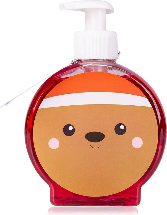 Produktbild Accentra Handseife OH DEER in Pumpspender, Motiv: Rentier, 350ml, Duft: Cranberry Apple, Farbe: rot, VE 6/24 (Flüssigseife, 350 ml)