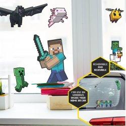 Produktbild Paladone Products Mojang Studios - Minecraft - Set de Stickers pour Fenêtre
