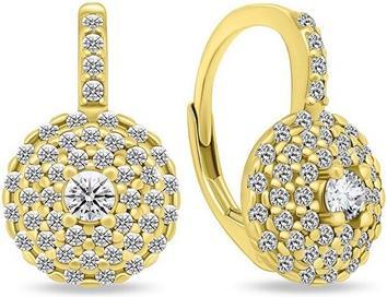Produktbild Brilio Silver - Stunning gold-plated earrings with zircons EA12Y