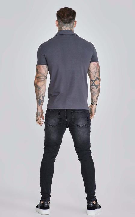 Actual product image Siksilk T-Shirt Smart Revere Polo - Muscle Fit (L)