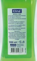 Immagine prodotto Elina Shampoo 1000ml Herbal Herbal Care (1000 ml, Shampoo liquido)