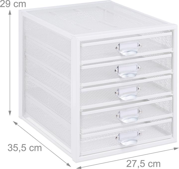 Actual product image Relaxdays Schubladenbox (A4)