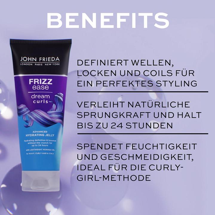 Actual product image John Frieda Frizz Ease Traumlocken Feuchtigkeitsspendendes Jelly (Hair gel, 200 ml)