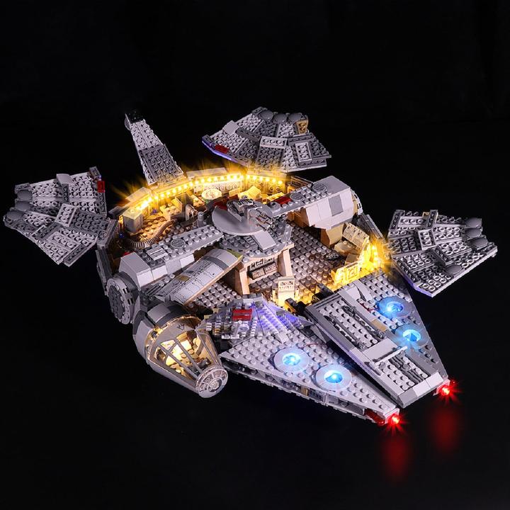 Actual product image BrickBling LED Licht Set für LEGO Millennium Falcon (75257)