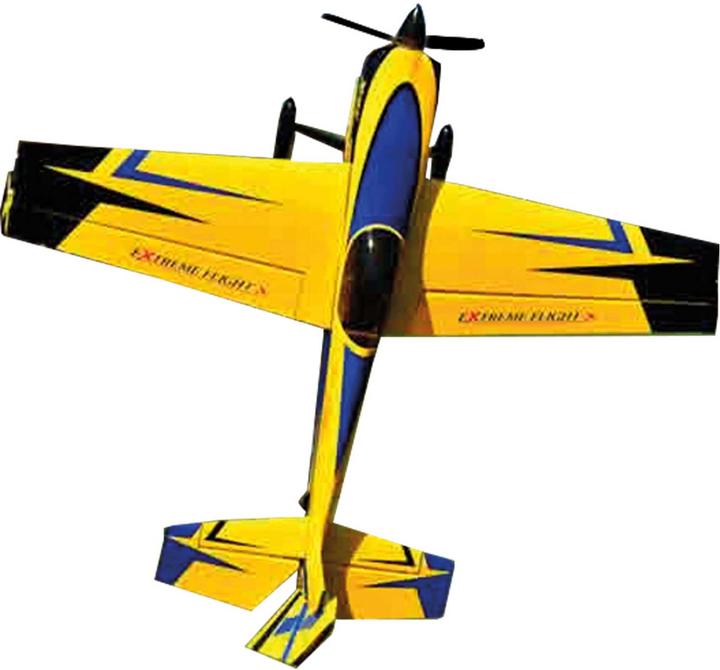 Produktbild 3D Hobby Shop slick 580 60" v2 plus gelb/blau mit tragflächen-schnellverschluss (Kunstflug)