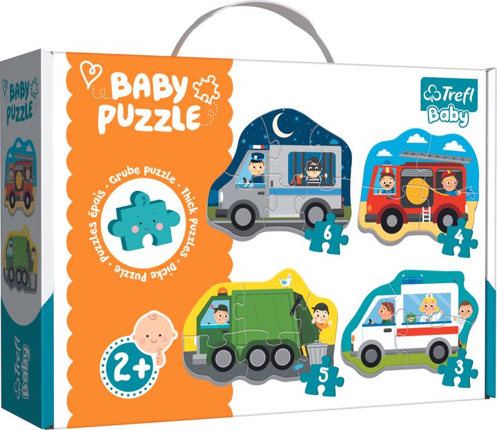 Actual product image Trefl Baby Classic Vehicles and contest (207 pieces)