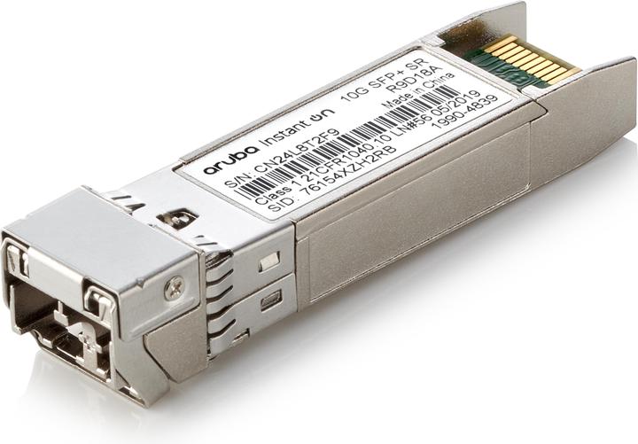 Actual product image HPE E Aruba IOn XCVR SFP+, LC, SR MMF