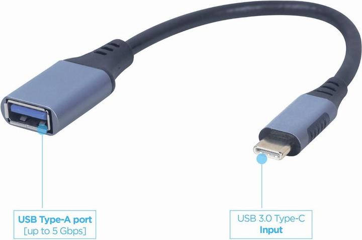 Produktbild Gembird USB A – USB C (0.15 m, USB 3.2 Gen 1)