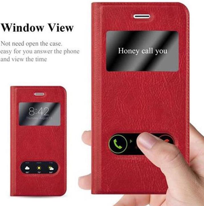 Actual product image Cadorabo Book with View double window cover (Apple iPhone 7, Apple iPhone SE (2nd Gen))