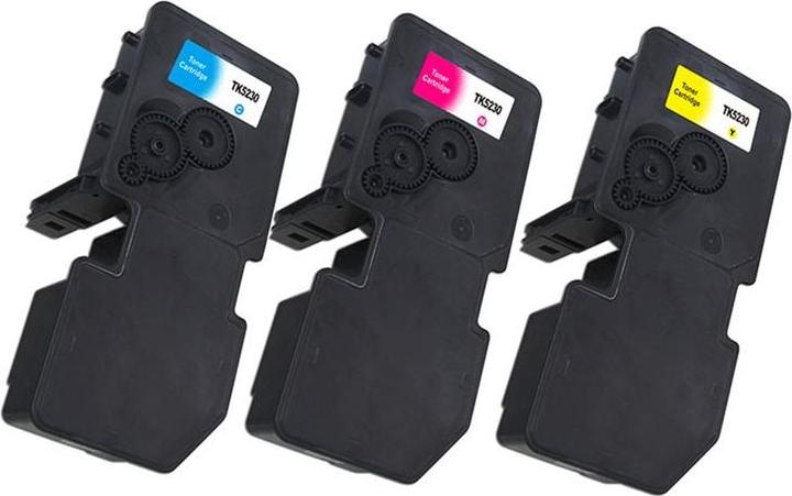 Actual product image Hermex Compatible Kyocera ECOSYS P5021cdn laser toner (M, Y, C)