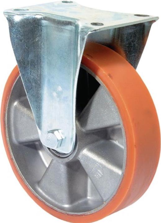 Image du produit BS Rollen Roulette fixe 150 mm 250 kg Bandage en polyuréthane coulé 138 x 109 mm Aluminium