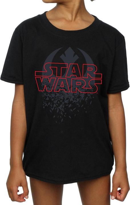 Image du produit Star Wars - T-shirt THE LAST JEDI SHATTERED EMBLEM - Fille (140, 146)