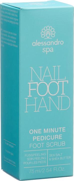 Produktbild Alessandro Spa - Foot One Minute Pedicure Foot Scrub (Fusscrème & Fussgel, 75 ml)