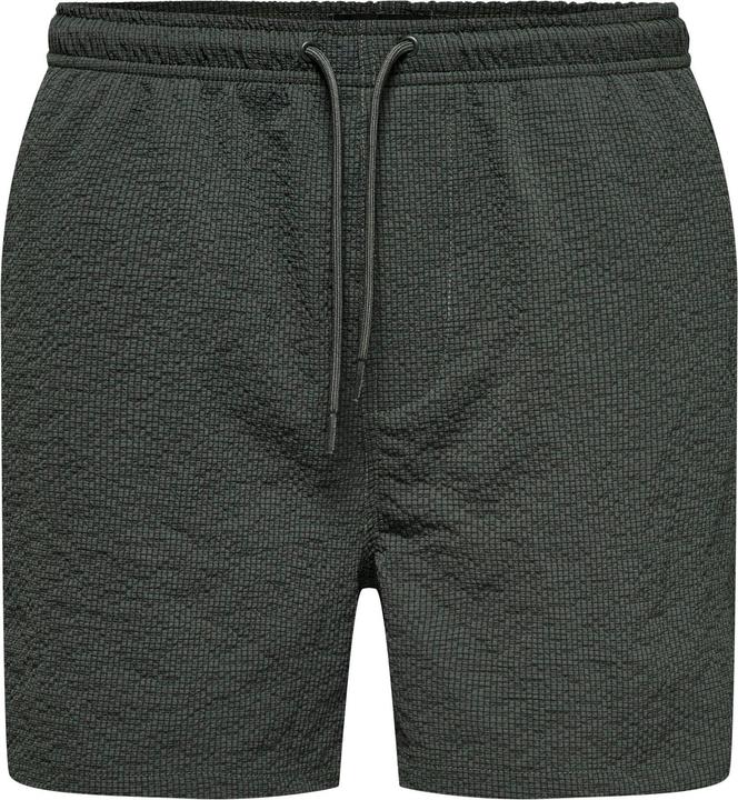 Only & Sons Onsted Life Solid Seersucker Swim Noos