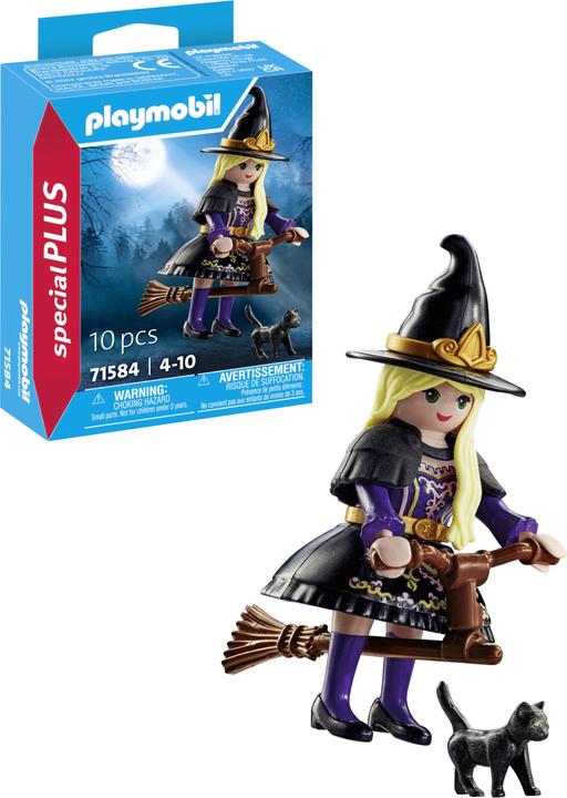 Actual product image Playmobil Witch with cat (71584, Playmobil Special Plus)
