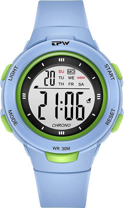 VR Shinecon Montre pour enfant à affichage numérique, modèle Exia Bleu (Montre numérique)