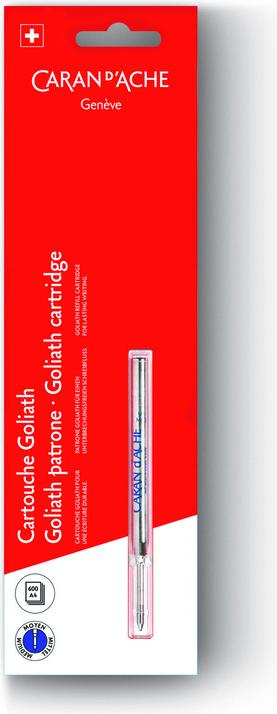 Produktbild Caran d'Ache Goliath Nachfüllung im Blister (Ersatzmine, Blau, 0.60 mm)