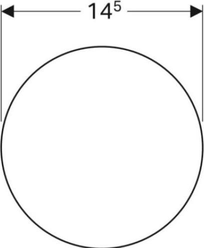 Produktbild Geberit Group Vergrösserungsspiegel, 510100000 (Ø 14.5 cm)