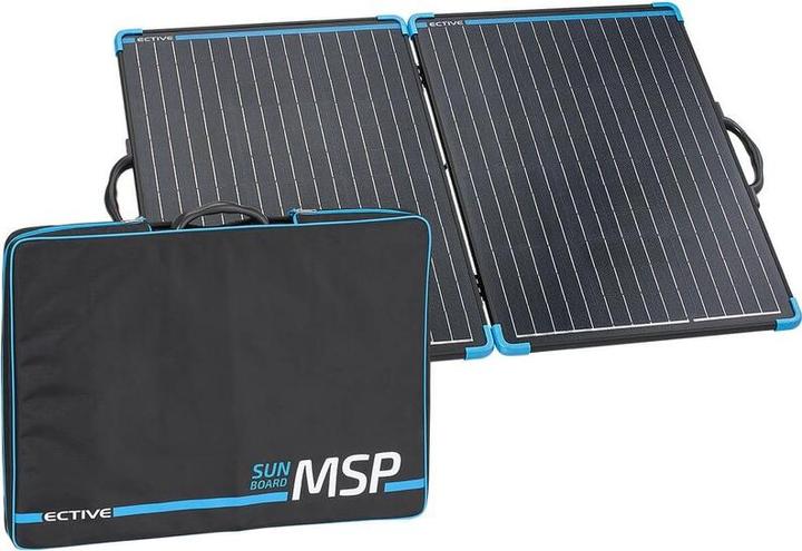 Ective SunBoard 120W Solarkoffer 12V Solartasche faltbares Solarpanel Solarmodul (120 W, 6.30 kg)