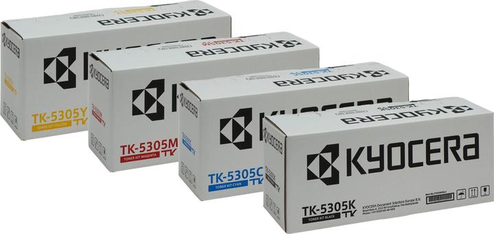 Actual product image Kyocera Original TK-5305 SET Multipack / Set mit allen vier Farben (M, C, Y, FC)