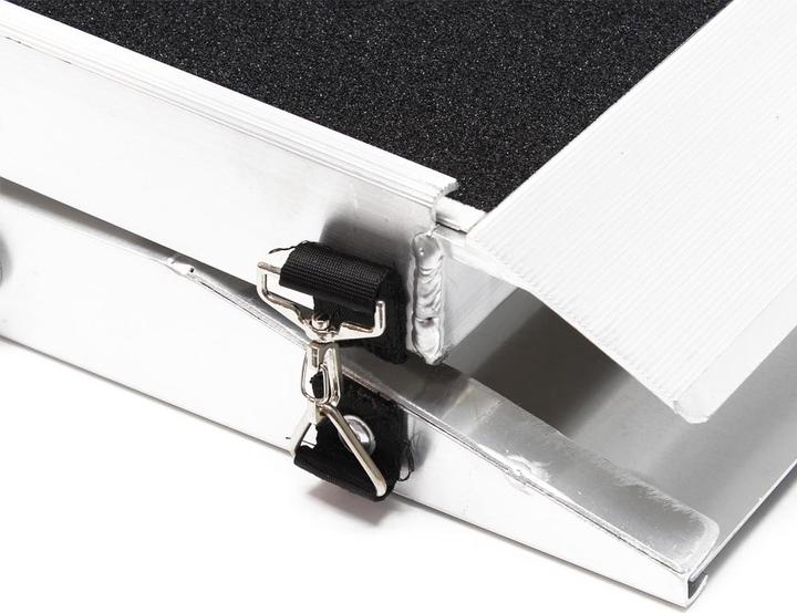 Actual product image Wiltec Foldable dog ramp 213x48cm 105x49cm 115kg Aluminium pet ramp (Dog, Foldable)