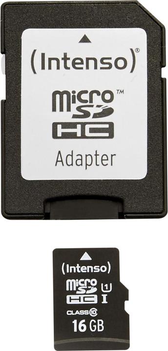 Produktbild Intenso UHS-I Premium (16 GB, microSDHC, U1, UHS-I)
