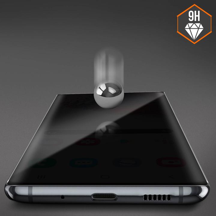 Actual product image Avizar Privacy glass screen protector (2 Piece, Samsung Galaxy S20 Ultra)