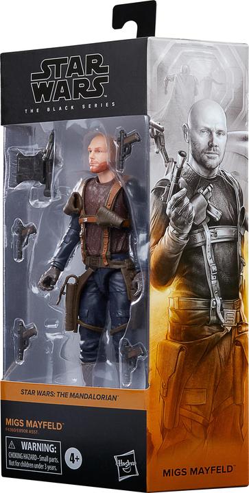 Actual product image Hasbro Star Wars The Black Series Migs Mayfeld