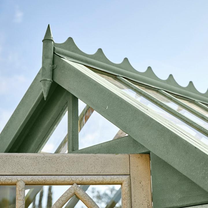 Produktbild Loberon Gartenhaus Anyós grün/weiss