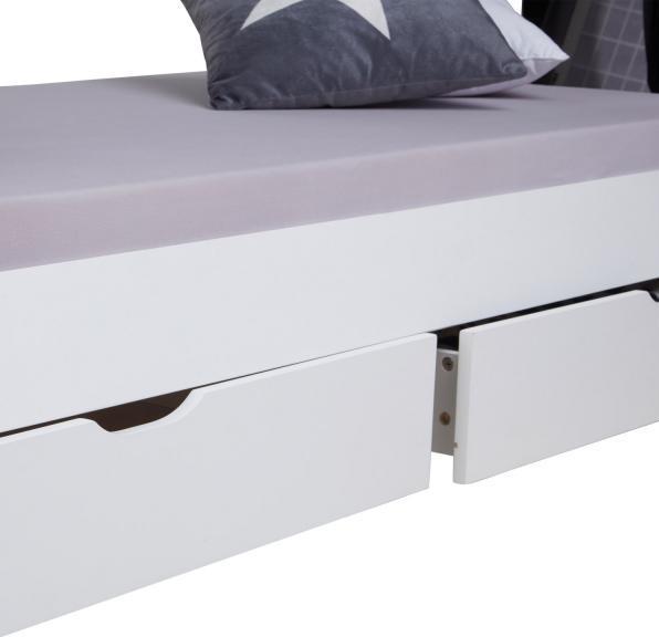Actual product image Homestyle4u TIPI cot with bed drawers (90 x 200 cm)