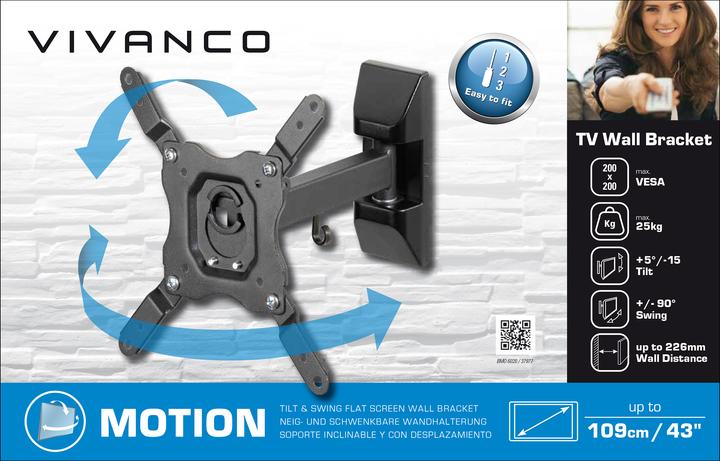 Productafbeelding Vivanco Bmo 6020 (Muur, 43", 25 kg)