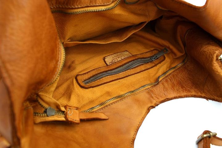 Immagine prodotto Only-Bags.Store Borsa a mano, borsa in pelle morbida, borsa a tracolla in pelle con frange