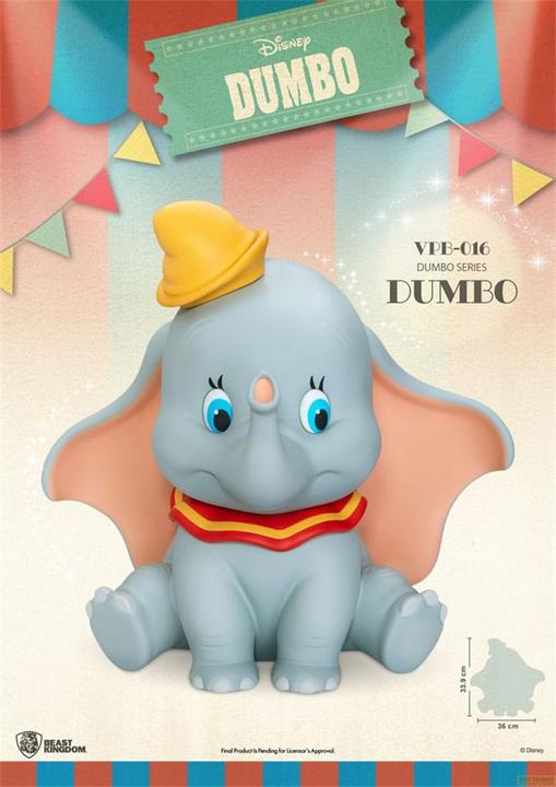 Immagine prodotto Beast Kingdom Salvadanaio Disney in vinile funzionale Dumbo 34 cm (34cm)
