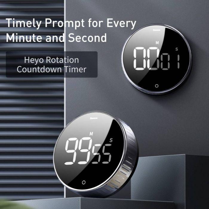 Image du produit Baseus heyo rotation countdown timer Noir