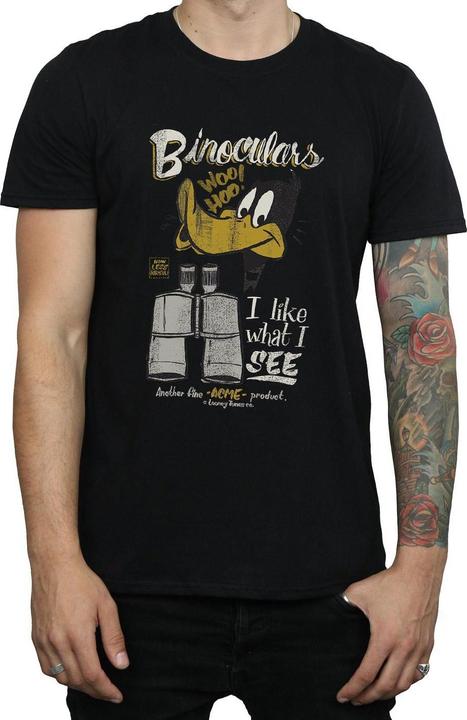 Image du produit Looney Tunes - T-shirt DAFFY DUCK BINOCULARS - Homme (M)