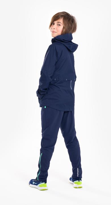 Immagine prodotto Kiprun Pantaloni da corsa caldi da bambino con zip - Warm 900 blu scuro/verde (122)