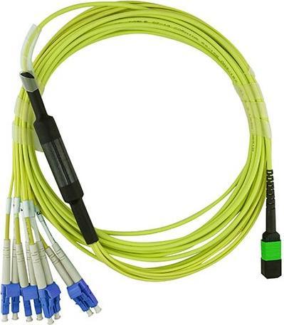 BlueOptics Fibre optic MTP/4xLC breakout cable G.657.A1 singlemode 30 metres (30 m)