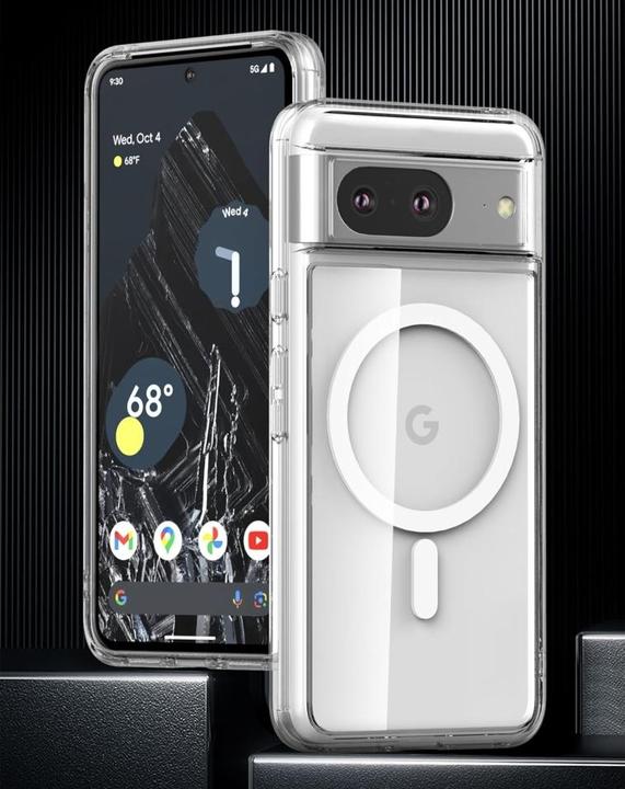 Produktbild Screenguard Magnetic Google Pixel 8 Clear Case MagSafe Hülle (Google Pixel 8)
